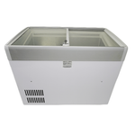 Combisteel Vrieskist met Glasdeksel – 336 Liter