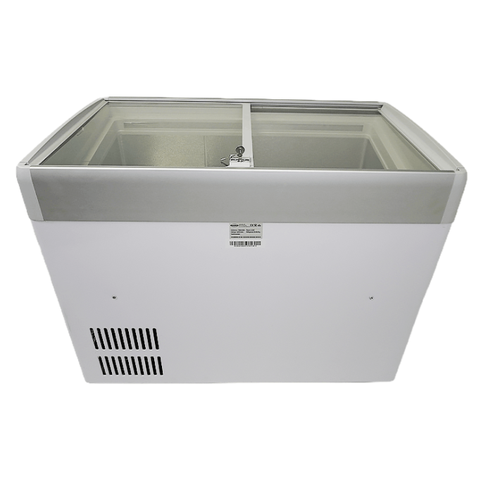 Combisteel Vrieskist met Glasdeksel – 336 Liter