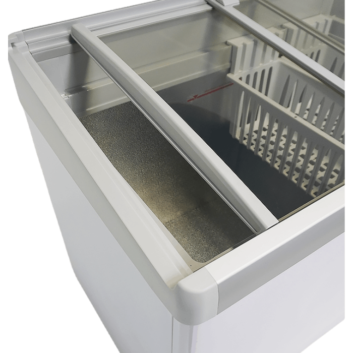 Combisteel Vrieskist met Glasdeksel – 336 Liter
