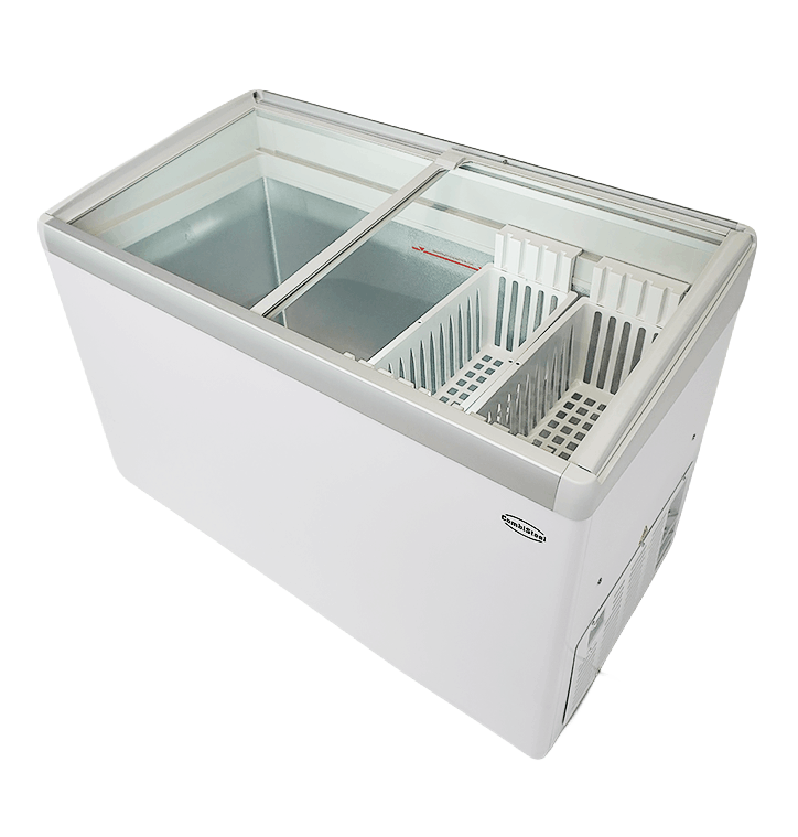Vrieskist met glasdeksel Lotte-396