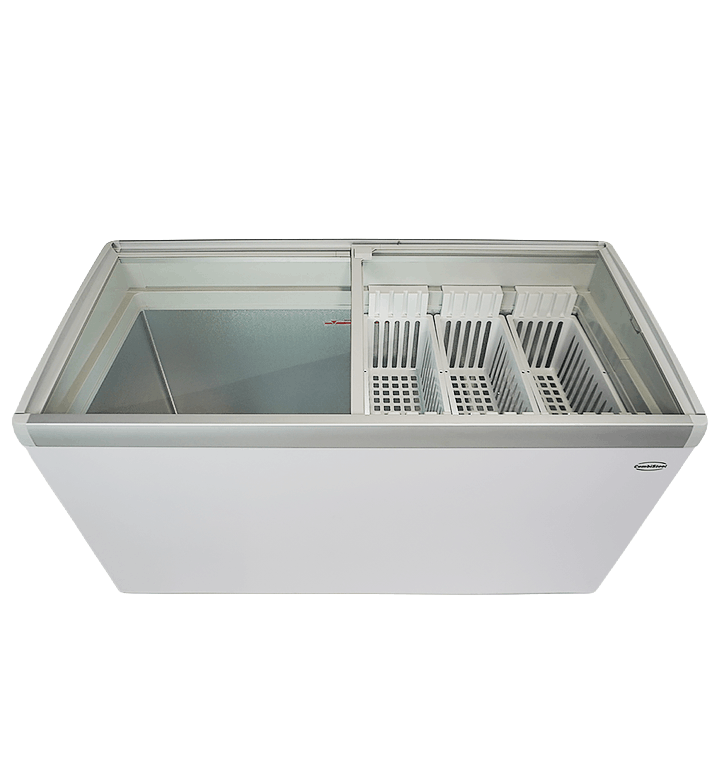 Vrieskist met glasdeksel Lotte-456