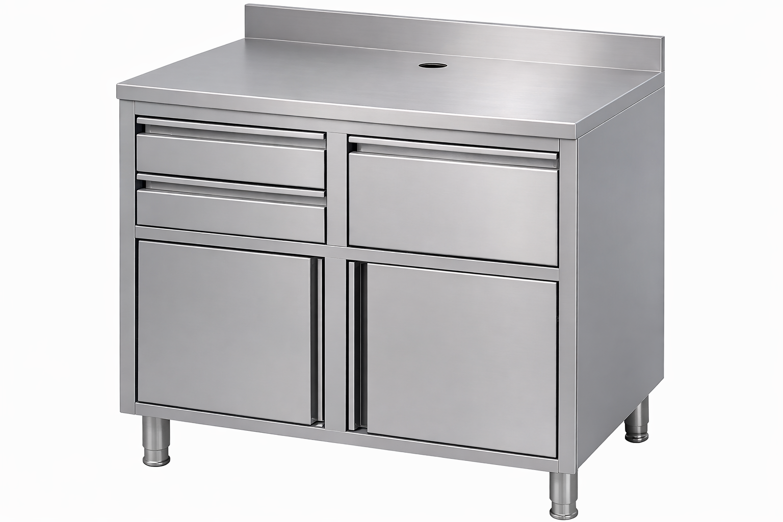 RVS koffie werktafel 1250x600x1150