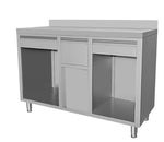 RVS koffie werktafel 1500x600x1150