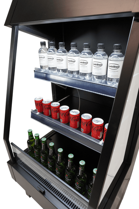 IMPULSE COOLER OPEN BLACK 165L