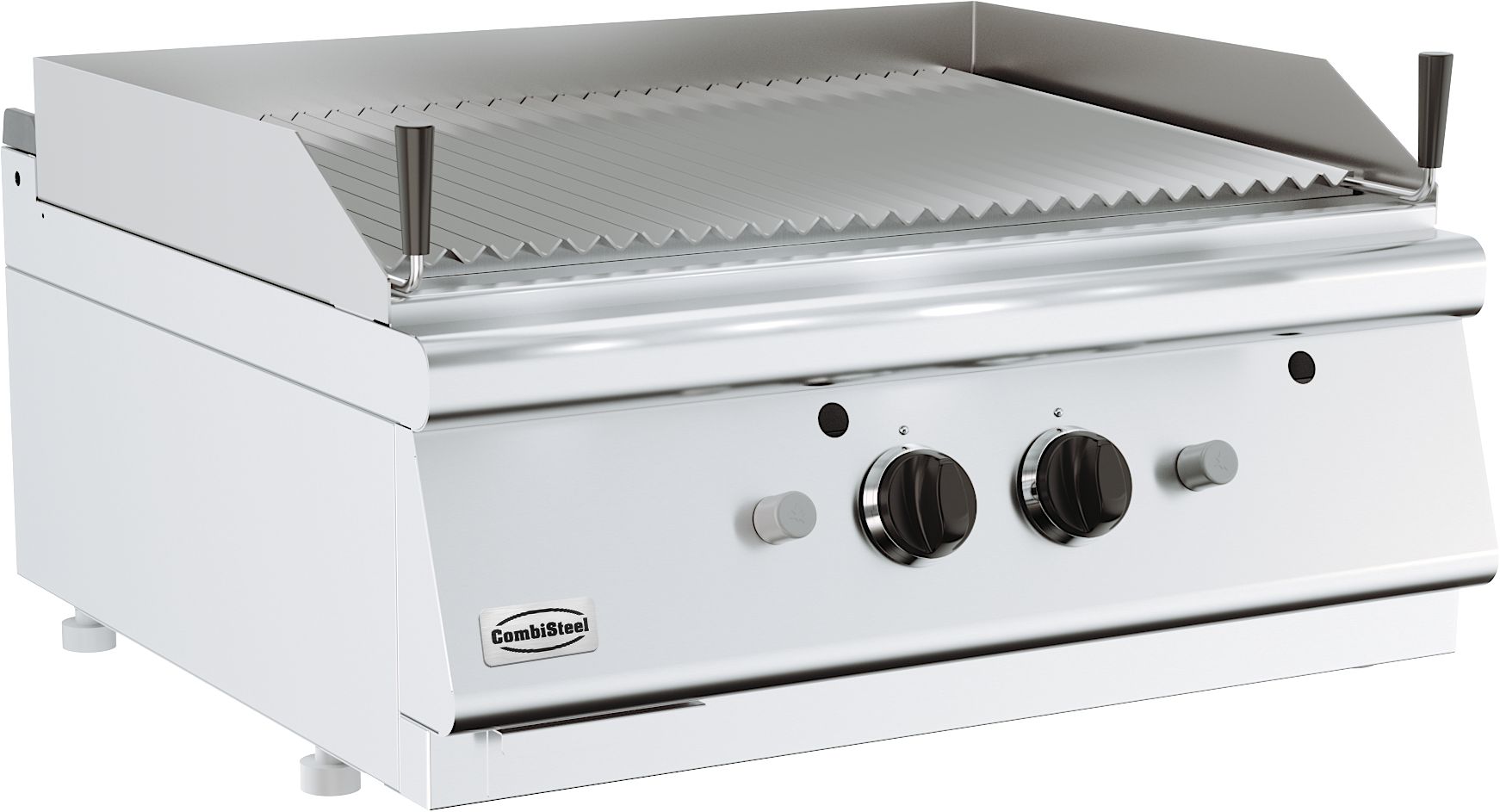 BASE 700 LAVASTEENGRILL GAS DUBBEL TAFELMODEL