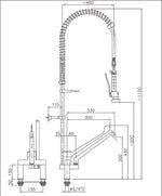 SPOELDOUCHE ELLEBOOGBEDIENING 2-GATS