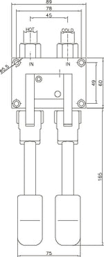 VOETBEDIENING INDIRECT 2 PEDALEN