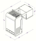 WANDUNIT INHANG VRIES 4,2-7,4 M3  MET ONLINE VERBINDING