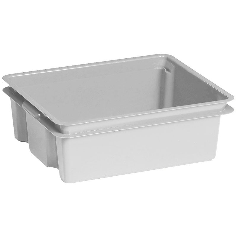 Crownest opbergbox 17 liter grijs, per 4 stuks