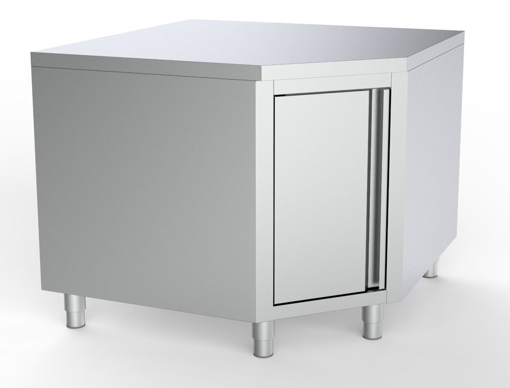 WERKTAFEL HOEK MET DEUR 1000/1000 VOOR 700MM TAFELS