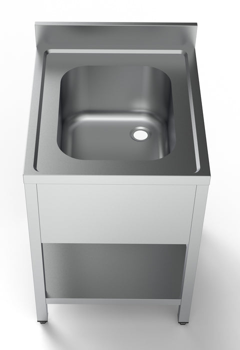 700 SINK TABLE BOTTOM SHELF 1 MIDDLE 600