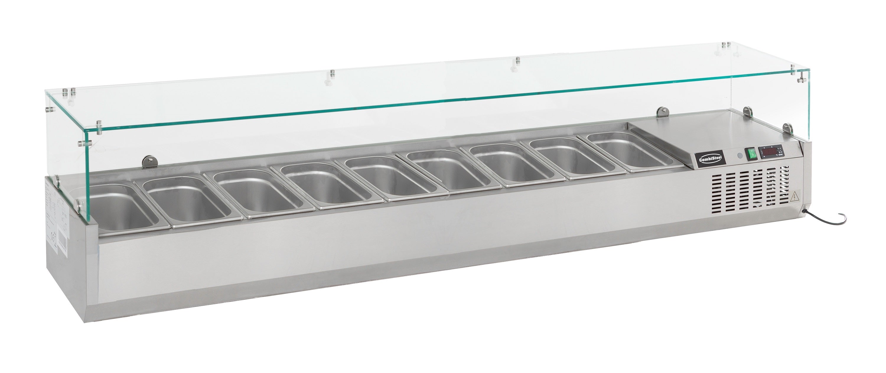 GEKOELDE OPZETVITRINE 1/3 GN x 9