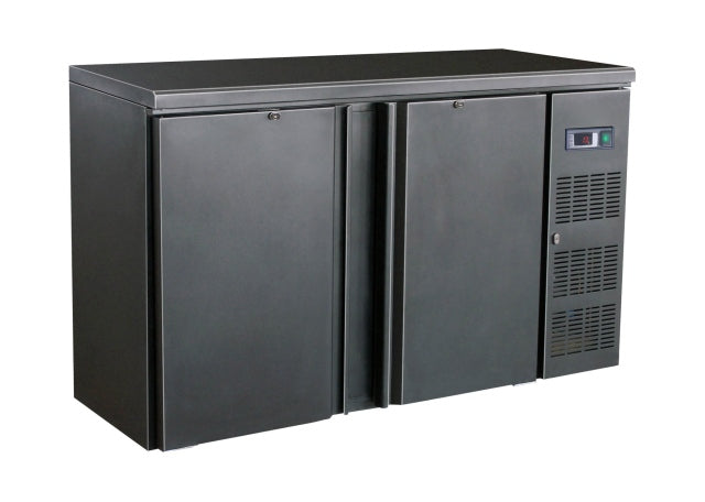 BAR COOLER BLACK 2 DOORS