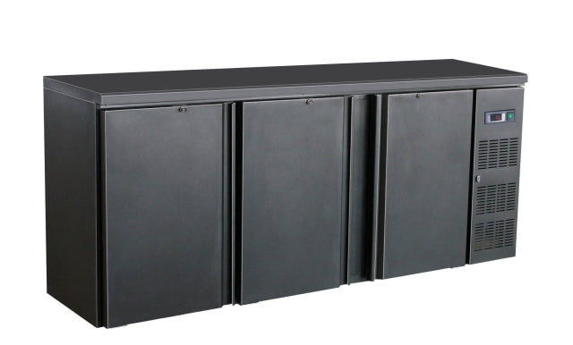BAR COOLER BLACK 3 DOORS
