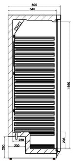 STAINLESS STEEL REFRIGERATOR 1 DOOR
