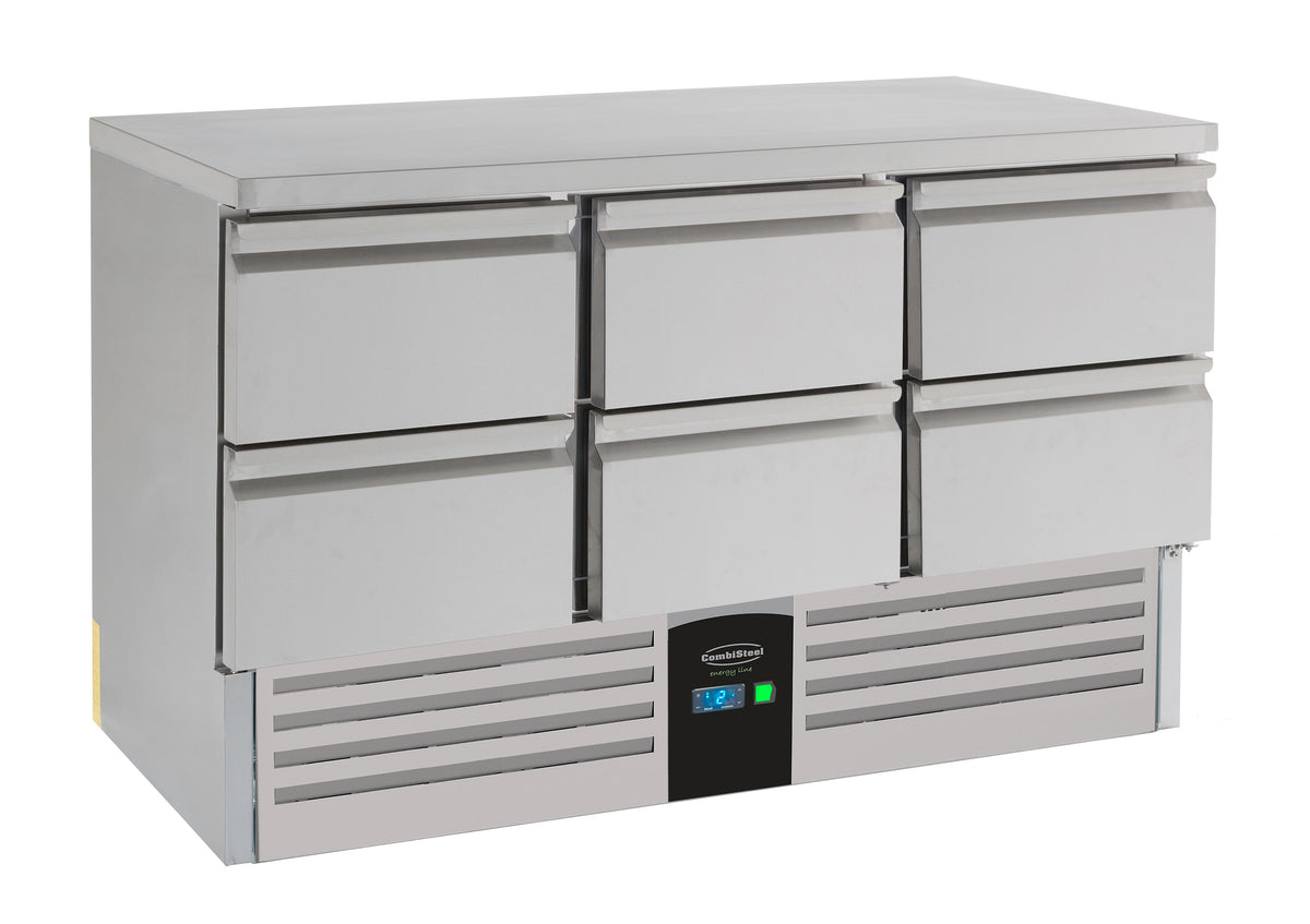 Koelwerkbank 6 laden Energy Line met verdamper