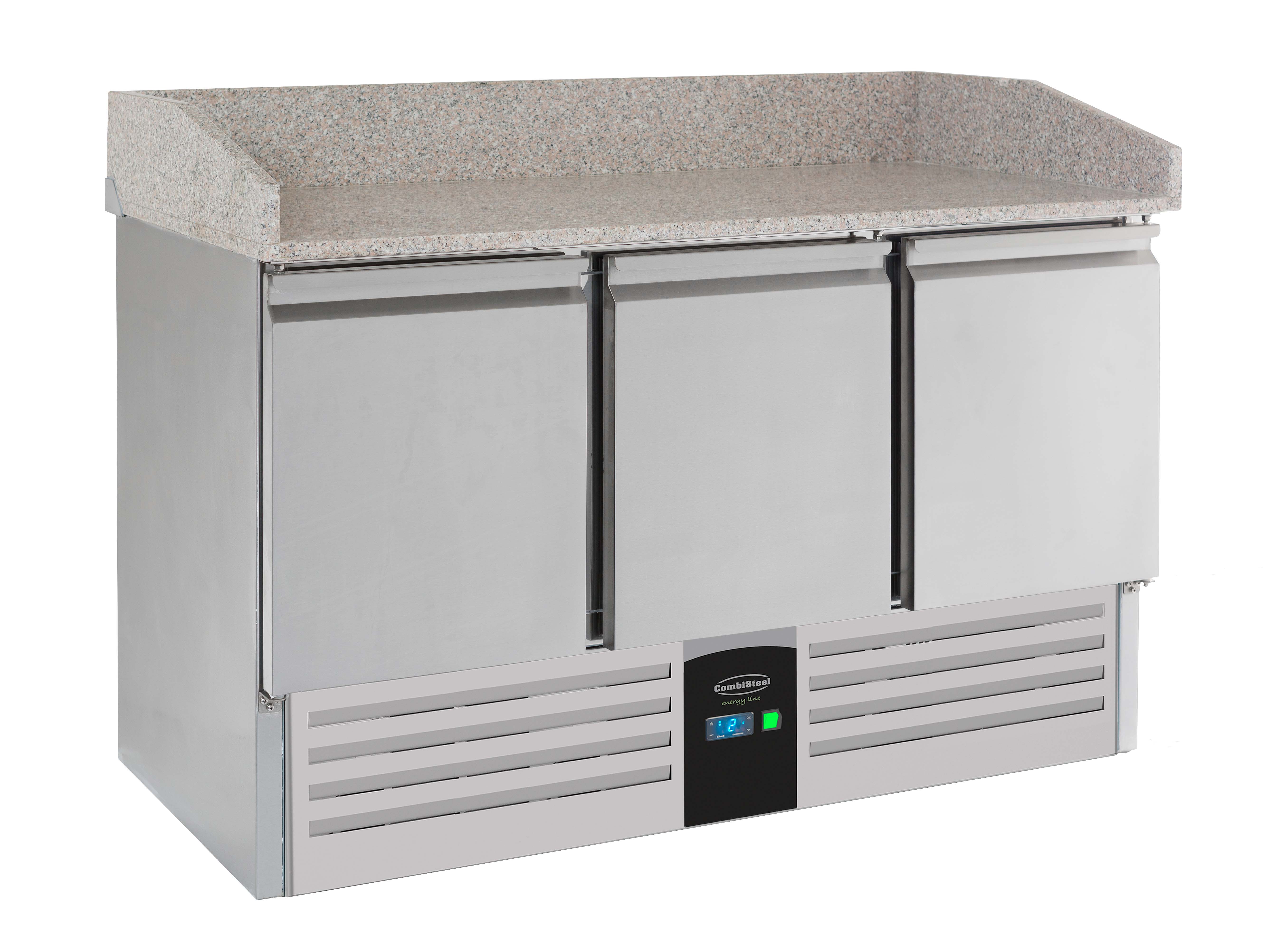 Pizzawerkbank 3 deuren Energy Line met verdamper