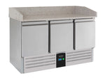 Pizzawerkbank 3 deuren Energy Line met verdamper