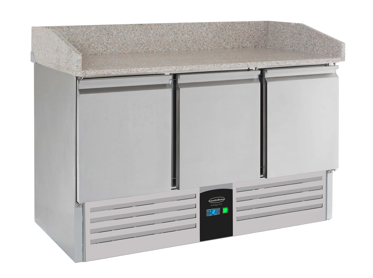 Pizzawerkbank 3 deuren Energy Line met verdamper