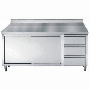 700 WERKTAFEL SCHUIFDEUREN LADEN RAND 1800