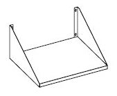 MICROWAVE SHELF FOR 7455.1660