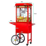 POPCORNMACHINE INCL. WIELEN