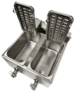 ELEKTRISCHE TAFELFRITEUSE 2X4 L