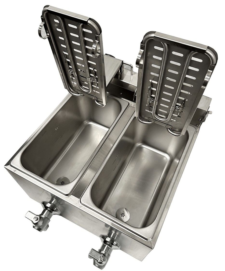 ELEKTRISCHE TAFELFRITEUSE 2X4 L