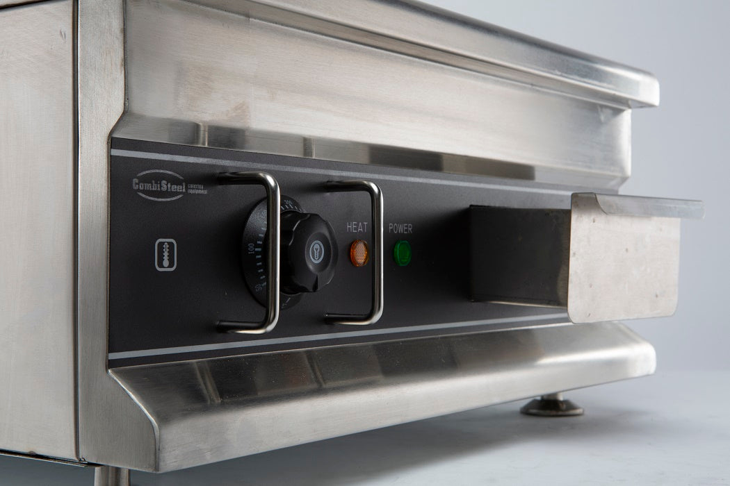 ELEKTRISCHE BAKPLAAT CHROOM