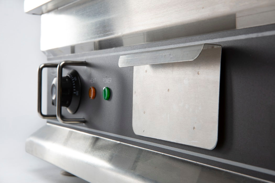 ELEKTRISCHE BAKPLAAT CHROOM