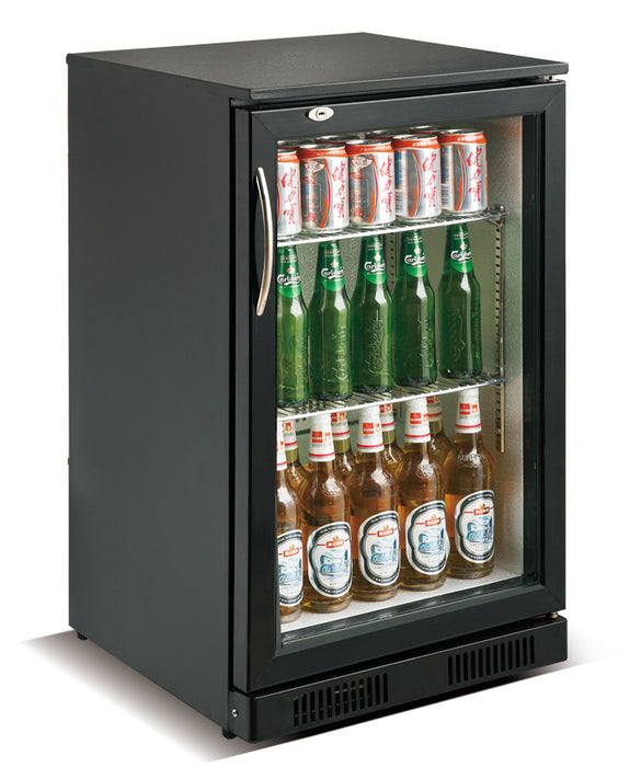 BAR COOLER BLACK 1 DOOR
