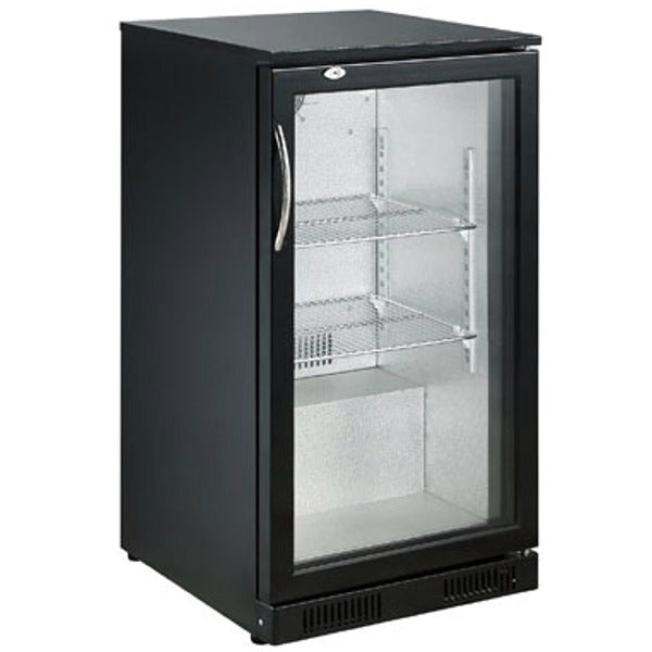 BAR COOLER BLACK 1 DOOR