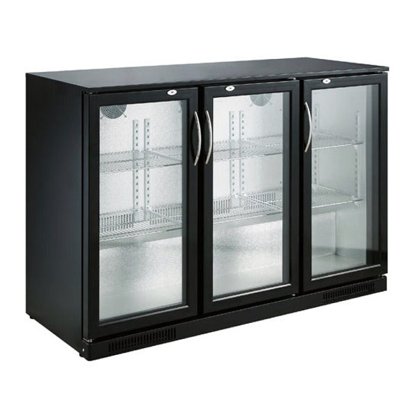 BAR COOLER BLACK 3 DOORS