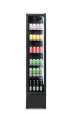 Koelkast 1 glasdeur zwart NAP-150