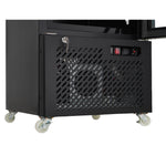 Vrieskast 1 glasdeur zwart NAP-250F