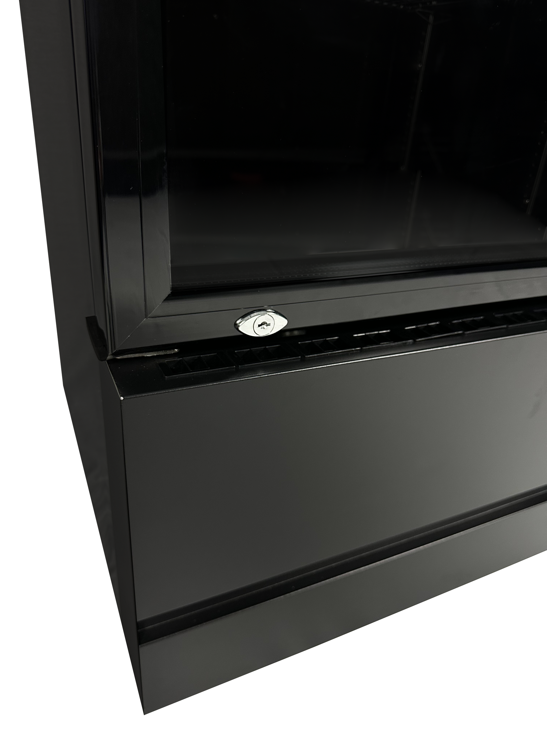 KOELKAST GLASDEUR FCU-370 BL