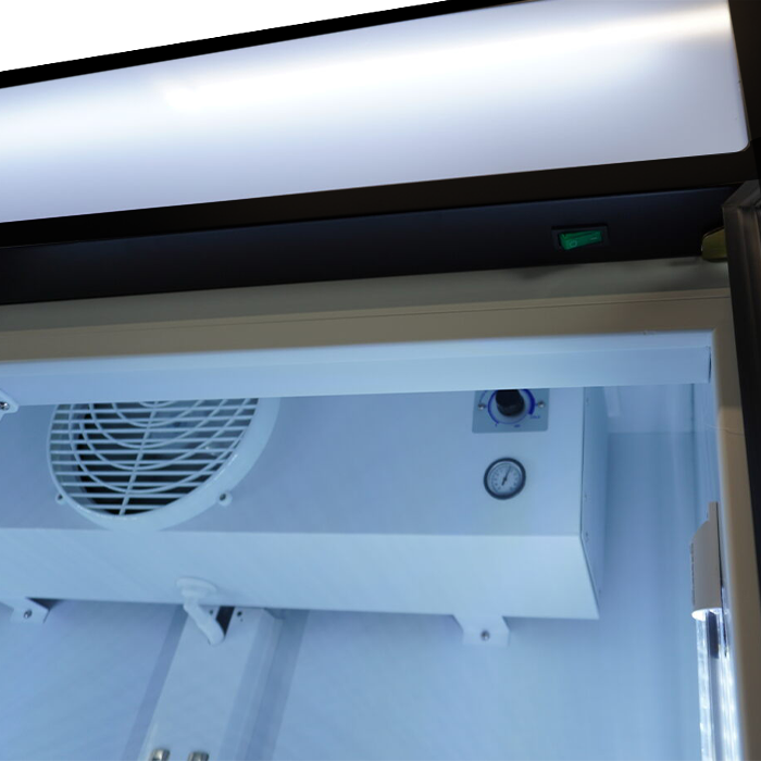 KOELKAST 2 GLASDEUREN FCU-750