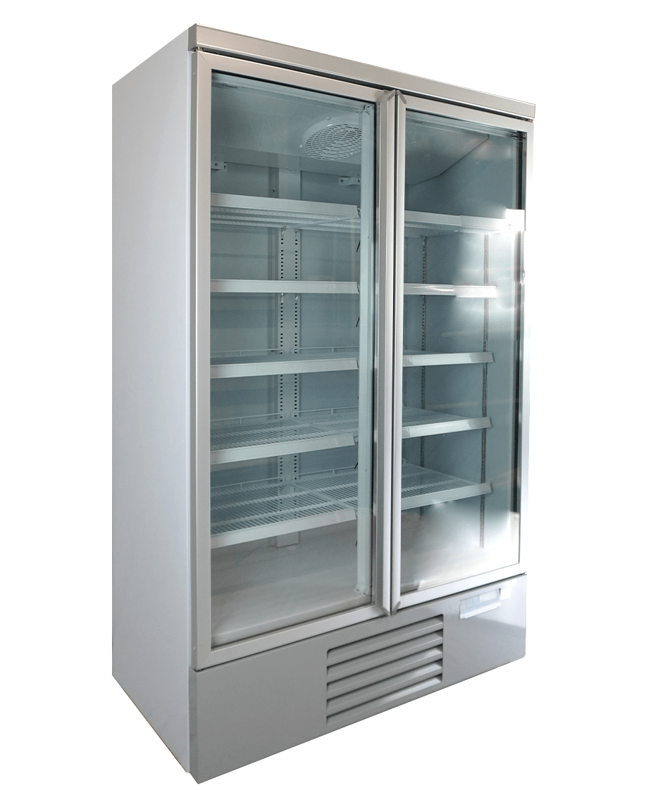 KOELKAST 2 GLASDEUREN JDE-1000R