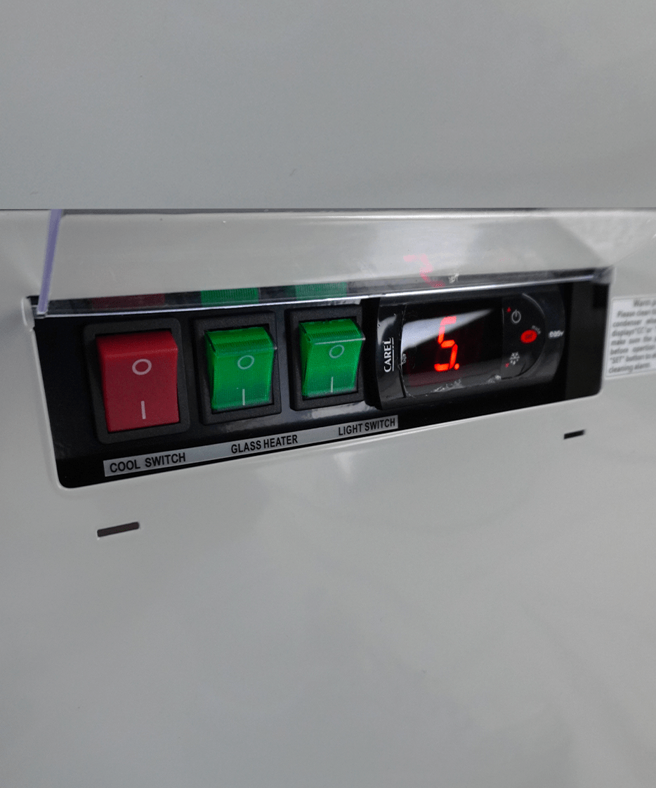 KOELKAST 2 GLASDEUREN JDE-1000R