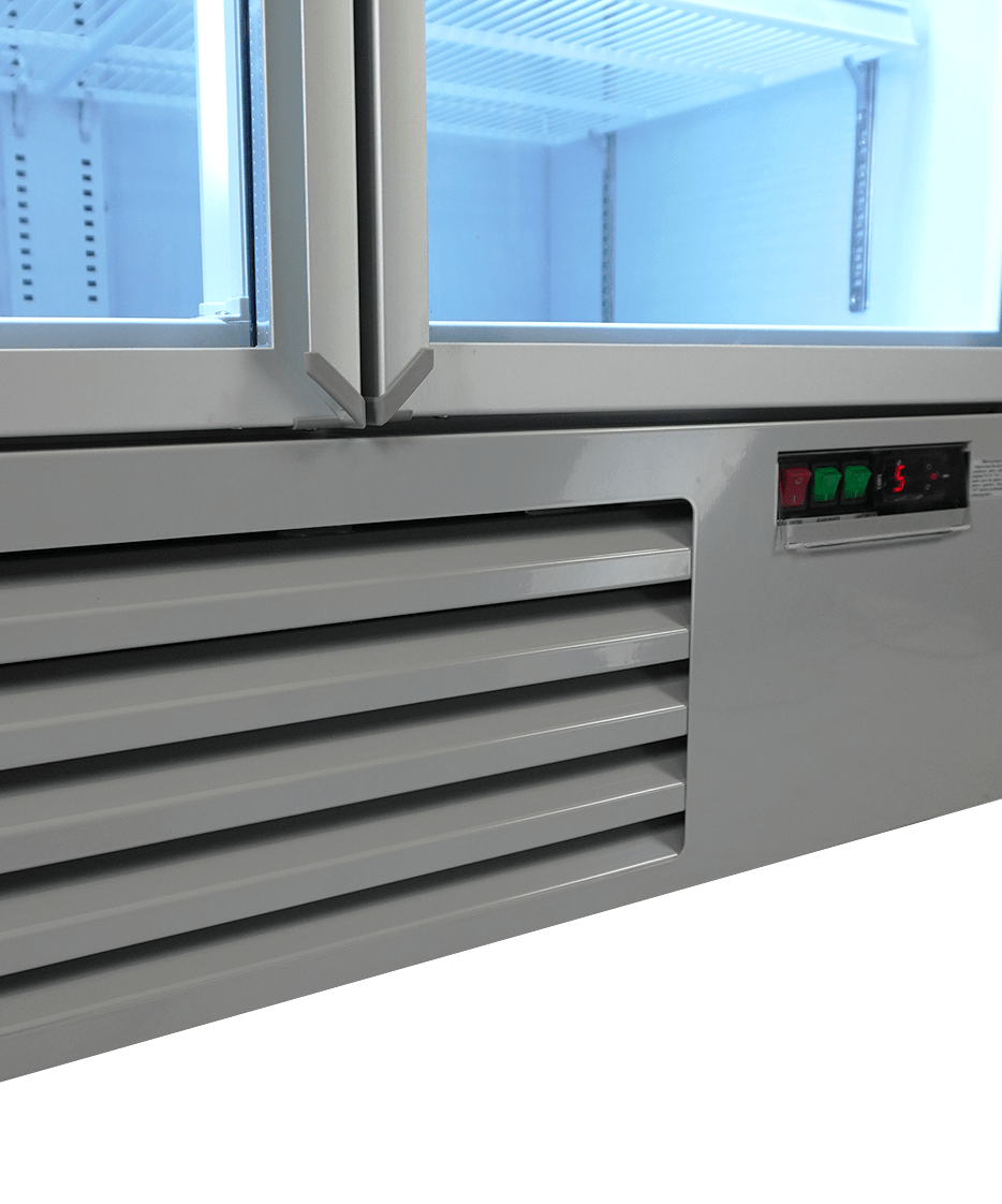 KOELKAST 2 GLASDEUREN JDE-1000R