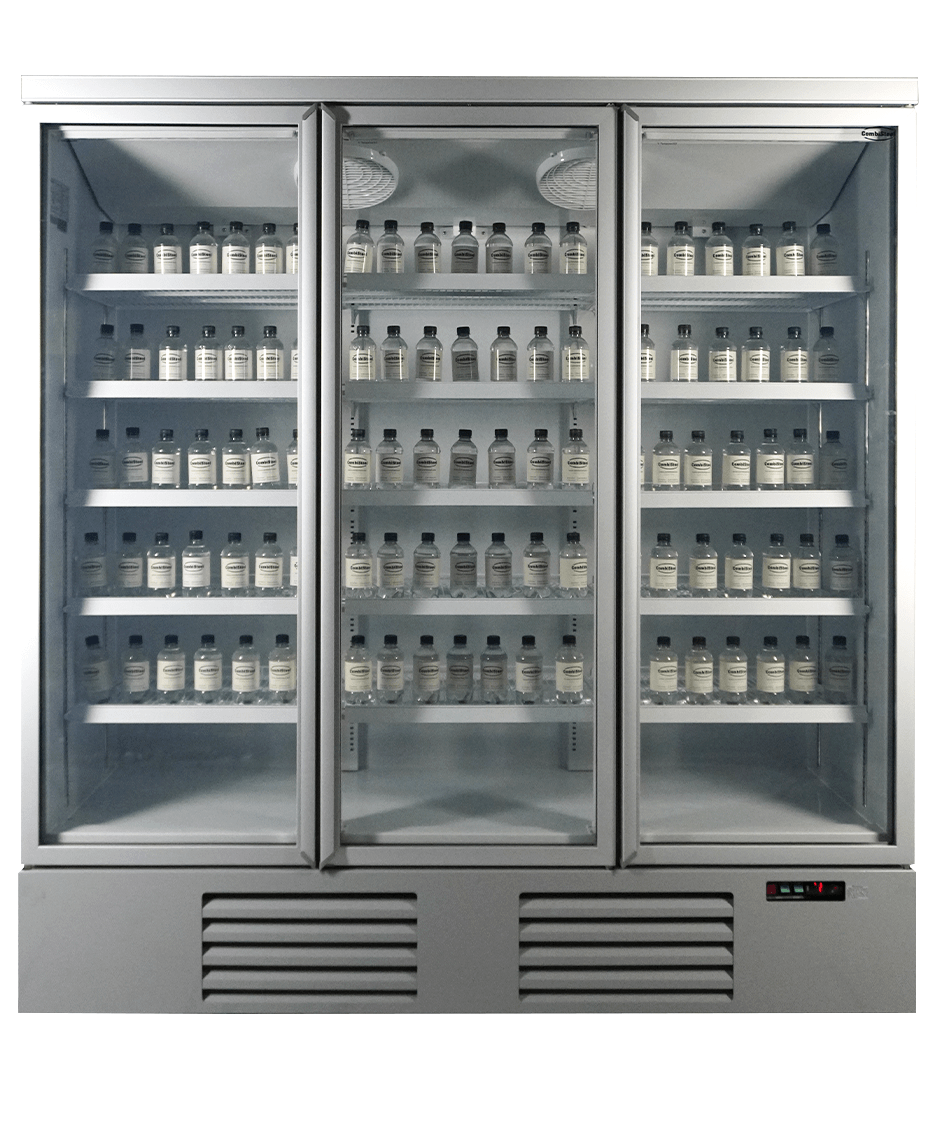 KOELKAST 3 GLASDEUREN JDE-1530R