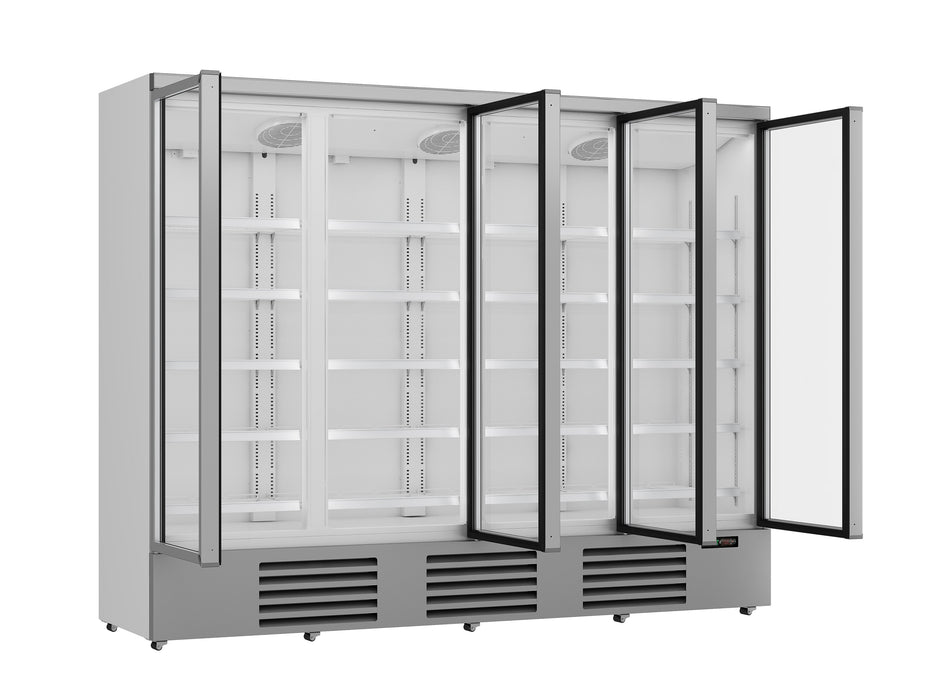 REFRIGERATOR 4 GLASS DOORS JDE-2025R *TRANSPORT ON REQUEST*