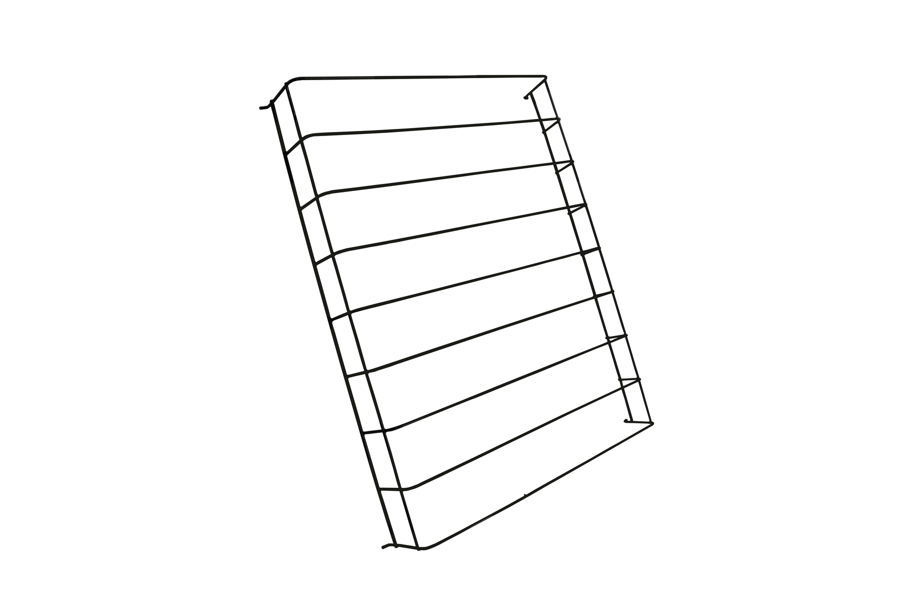 DRAADVERDELER ZWART MIDDEN  7455.2235-2240 + 7455.2415-2417