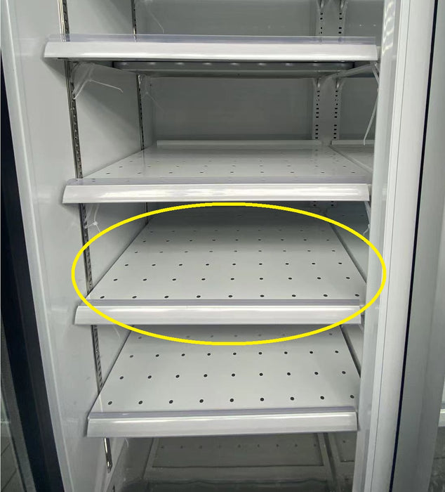 GEPERFOREERD ROOSTER L/R WIT VOOR 7455.2200-2205-2210-2400-2410-2416