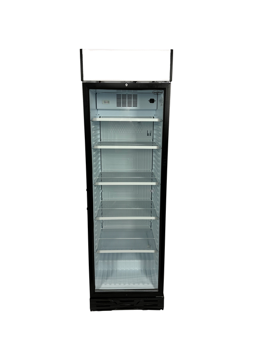 BEVERAGES REFRIGERATOR 1 GLASS DOOR 382L LEFT ROTATING