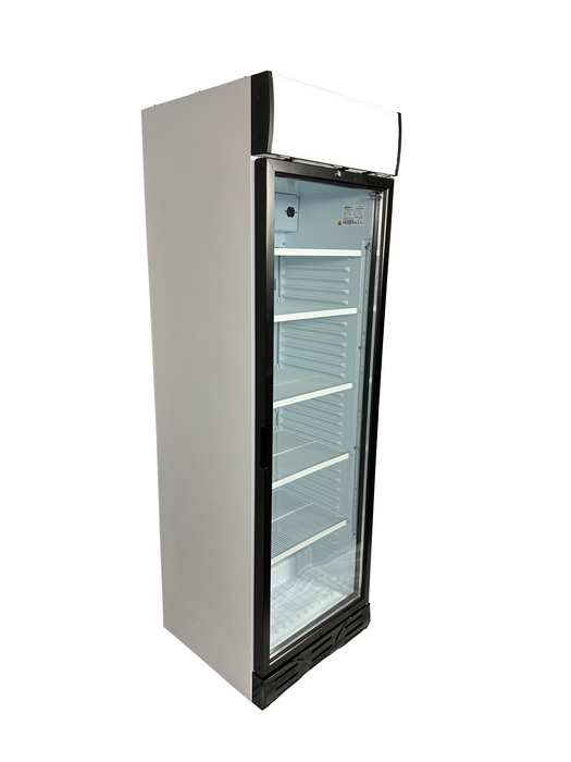 BEVERAGES REFRIGERATOR 1 GLASS DOOR 382L LEFT ROTATING