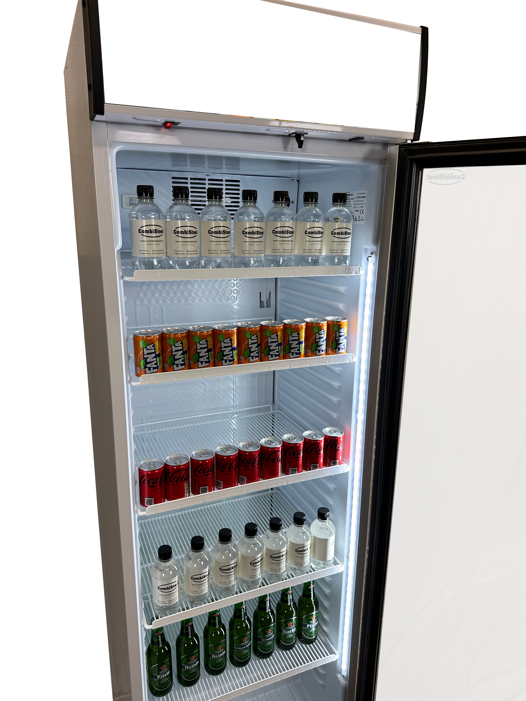 DRANKENKOELKAST 1 GLASDEUR 382L