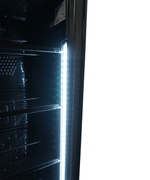 DRANKENKOELKAST 1 GLASDEUR 382L ZWART ZONDER LICHTBAK