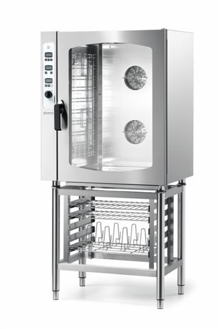 GIORIK CONVECTIE OVEN, GAS  895X768X965MM. (LXDXH), CAP. 10X 1/1 GN  TEMP. +50/+280°C, 0,9 + 19 KW,  230 VOLT, 160 KG