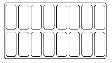 SCHEPIJSVITRINE HAWAI 16X 5LTR